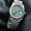 Rolex Datejust Green Dial Automatic Watch Luminous Dial