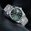 Rolex Datejust Green Dial Automatic Watch Luminous Dial