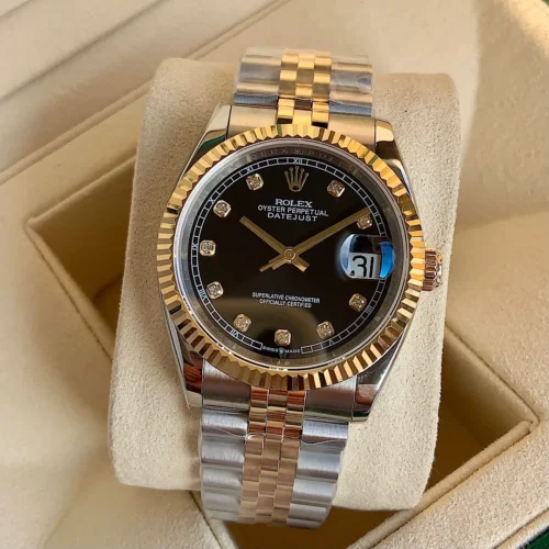 Rolex Datejust Diamond-Set Watch 36mm