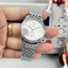 Rolex Slim Case Watch Leather Strap