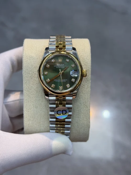 Rolex Datejust Rose Gold-Tone Automatic Watch 31mm