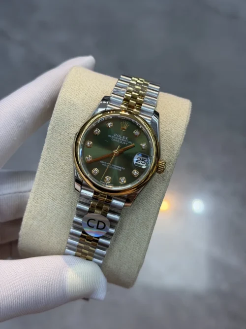 Rolex Datejust Rose Gold-Tone Automatic Watch 31mm