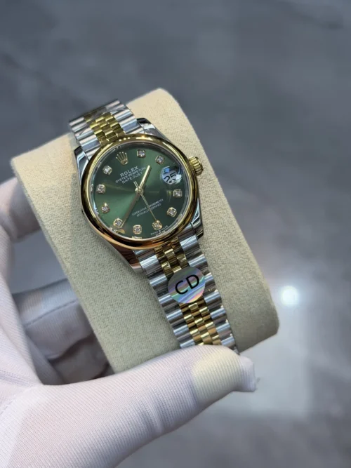 Rolex Datejust Rose Gold-Tone Automatic Watch 31mm