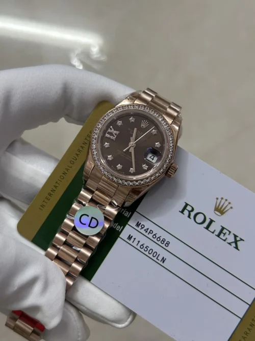 Rolex Women's Rose Gold-Tone Automatic Watch 31mm