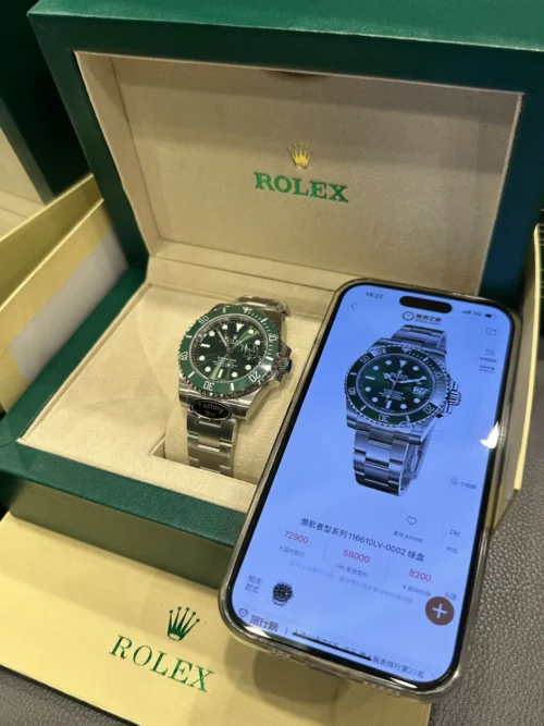Rolex Submariner m116610LV-0002 Automatic Watch 40mm