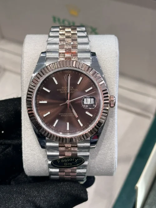 Rolex Datejust m126231-0043 Rose Gold-Tone Automatic Watch 41mm