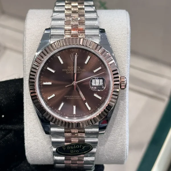 Rolex Datejust m126231-0043 Rose Gold-Tone Automatic Watch 41mm