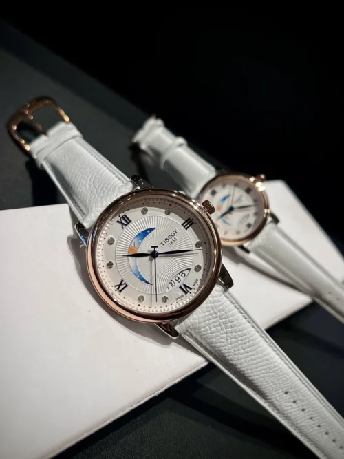 Tissot Core Collection Roman Numeral Dial Watch Diamond-Set