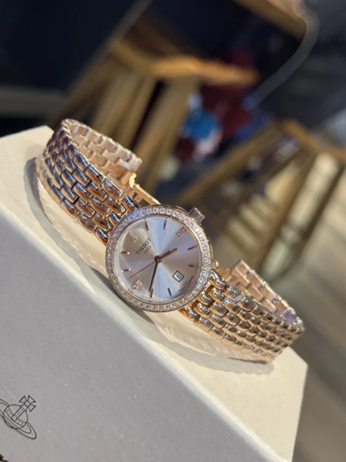 Tissot Lovely Women's Rose Gold-Tone Quartz Watch