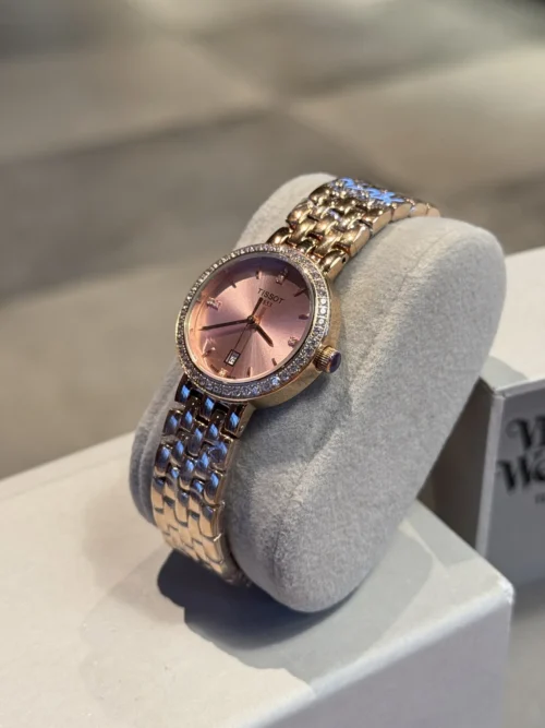 Tissot Lovely Women's Rose Gold-Tone Quartz Watch