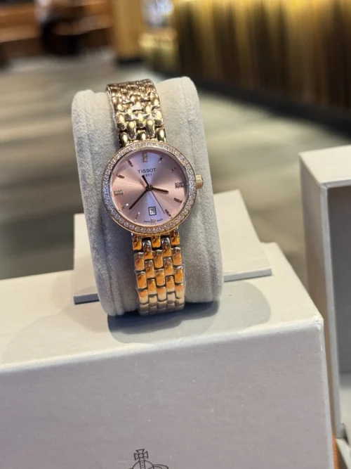 Tissot Lovely Women's Rose Gold-Tone Quartz Watch