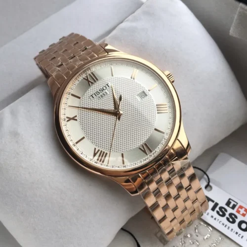 Tissot Tradition T063 Men's Quartz Watch 40mm Stainless Steel Bracelet