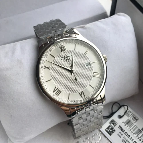 Tissot Tradition T063 Men's Quartz Watch 40mm Stainless Steel Bracelet