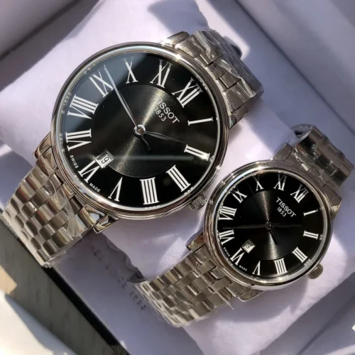 Tissot T122 Couple Slim Case Quartz Watch