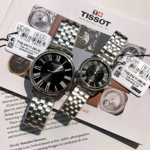 Tissot T122 Couple Slim Case Quartz Watch
