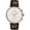 Tissot Carson T122.417.36.011 Men's Quartz Chronograph Watch White Dial