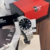Tissot Carson T122 Couple Slim Case Quartz Watch Stainless Steel Bracelet