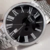 Tissot Carson T122 Couple Slim Case Quartz Watch Stainless Steel Bracelet