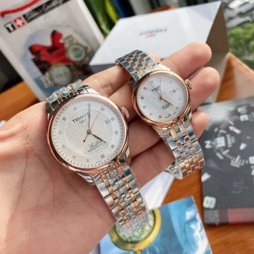 Tissot Le Locle Couple Mother-of-Pearl Dial Automatic Watch 39.3mm