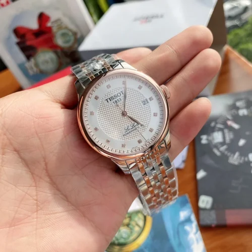 Tissot Le Locle Couple Mother-of-Pearl Dial Automatic Watch 39.3mm