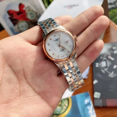 Tissot Le Locle Couple Mother-of-Pearl Dial Automatic Watch 39.3mm