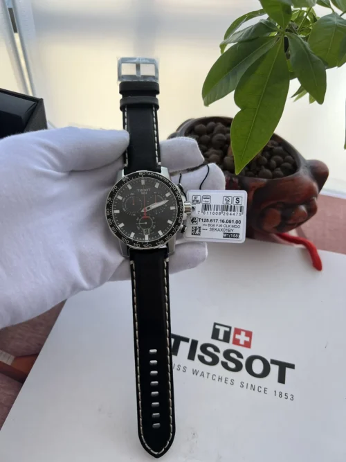 Tissot T125.617.16.051 Men's Black Dial Quartz Watch Luminous Dial SKU TISSOT0147