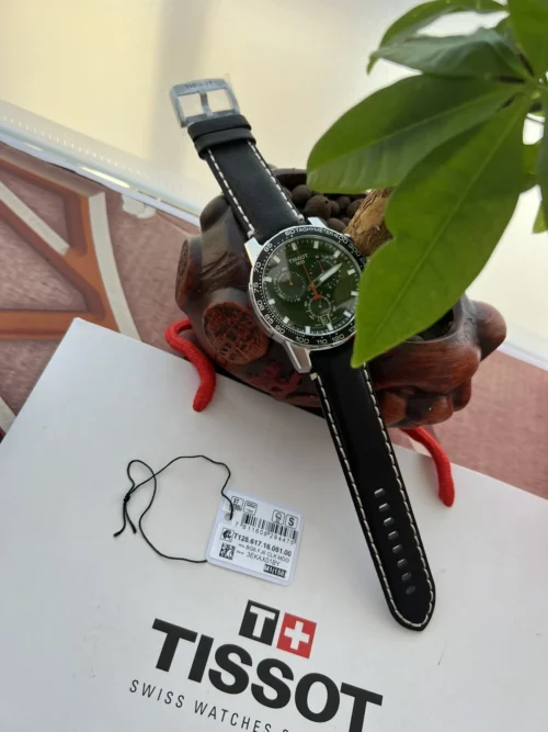 Tissot T125.617.16.051 Men's Black Dial Quartz Watch Luminous Dial SKU TISSOT0147
