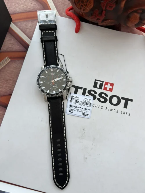 Tissot T125.617.16.051 Men's Black Dial Quartz Watch Luminous Dial SKU TISSOT0147