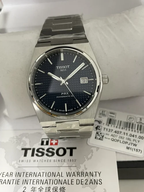 Tissot PRX Square Case Automatic Watch 40mm Power Reserve