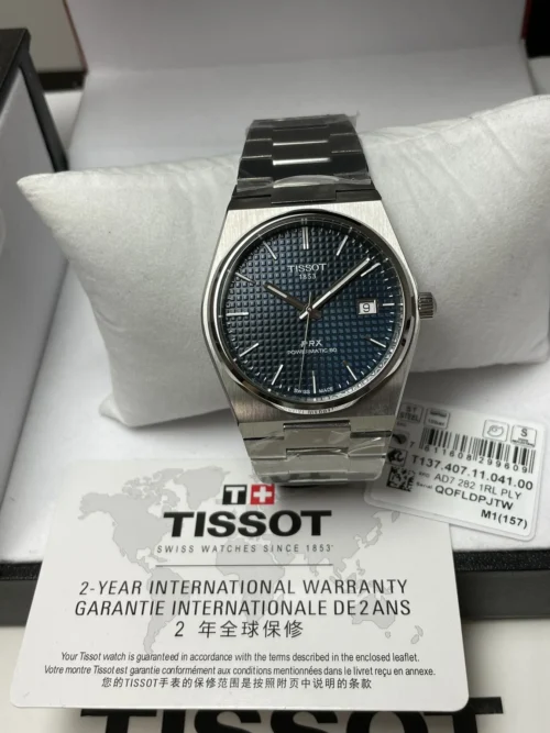 Tissot PRX Square Case Automatic Watch 40mm Power Reserve