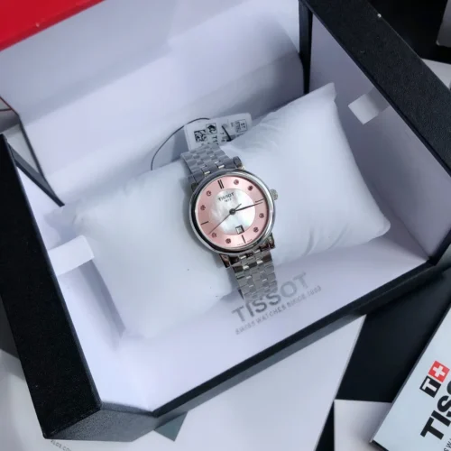 Tissot Carson T122 Women's Vintage Style Quartz Watch Stainless Steel Bracelet