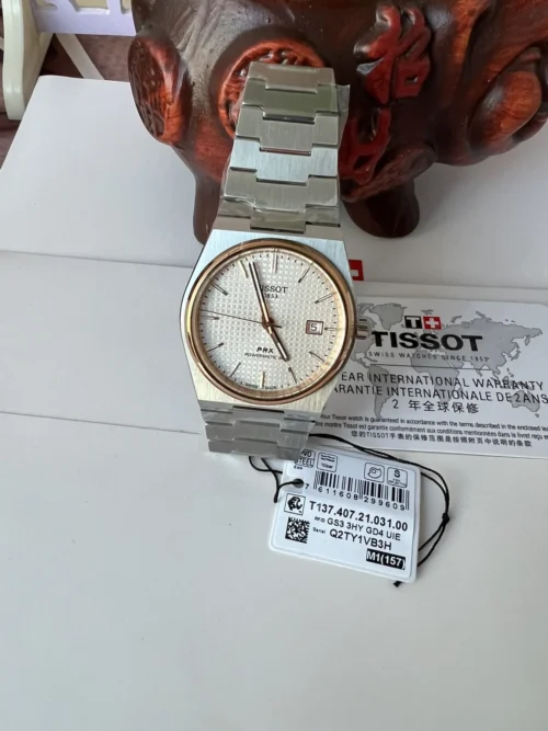 Tissot PRX Slim Case Watch Stainless Steel Bracelet SKU TISSOT0213