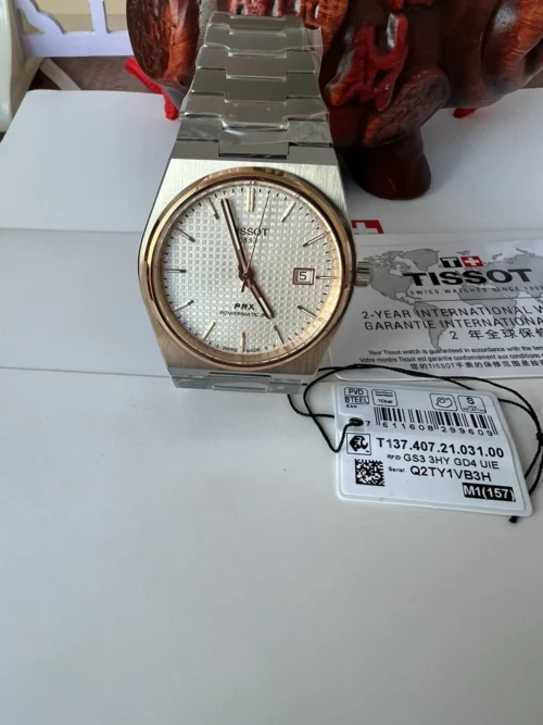 Tissot PRX Slim Case Watch Stainless Steel Bracelet SKU TISSOT0213
