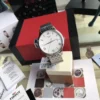 Tissot Tradition T063 White Dial Watch 42mm Leather Strap