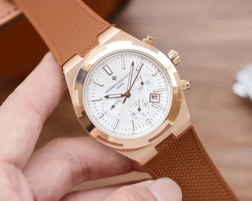 Vacheron Constantin Overseas Men's Automatic Watch Rubber Strap