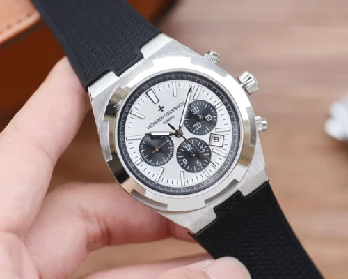 Vacheron Constantin Overseas Men's Automatic Watch Rubber Strap