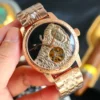 Vacheron Constantin Tourbillon Automatic Watch Leather Strap SKU VACHERON0032
