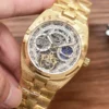 Vacheron Constantin Men's Skeleton Automatic Watch Stainless Steel Bracelet