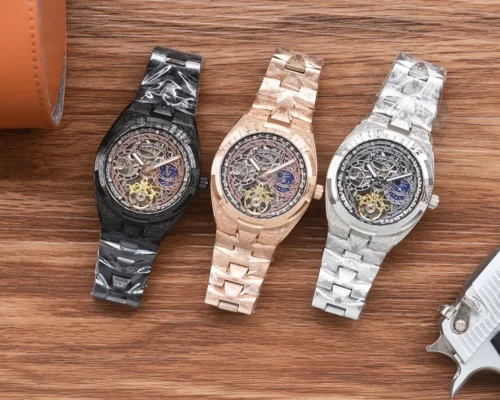 Vacheron Constantin Men's Skeleton Automatic Watch Stainless Steel Bracelet
