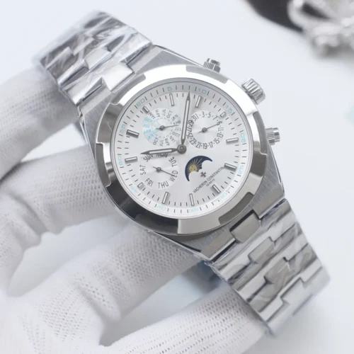 Vacheron Constantin Overseas Men's Automatic Watch Leather Strap SKU VACHERON0057