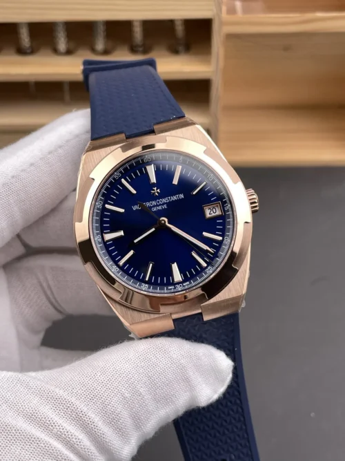 Vacheron Constantin Overseas Blue Dial Watch 41mm